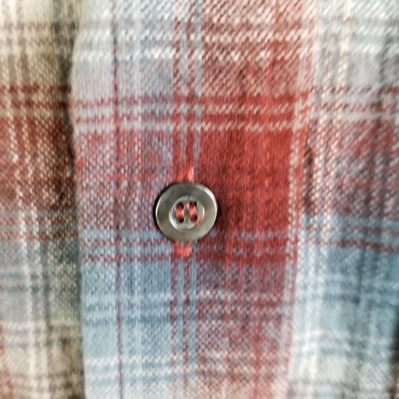 Maison Margiela Pendleton Large Shirt Plaid Check Gray Rust Made Italy Button Up - Picture 14 of 16